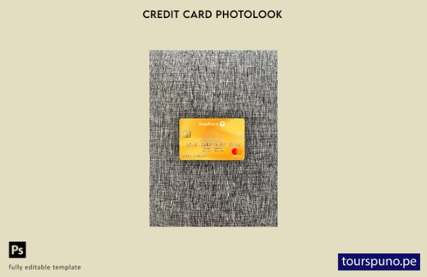 listo para imprimir Lituania Swedbank mastercard photolook plantilla frontal